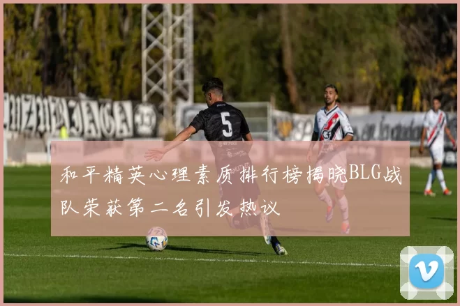 和平精英心理素质排行榜揭晓BLG战队荣获第二名引发热议